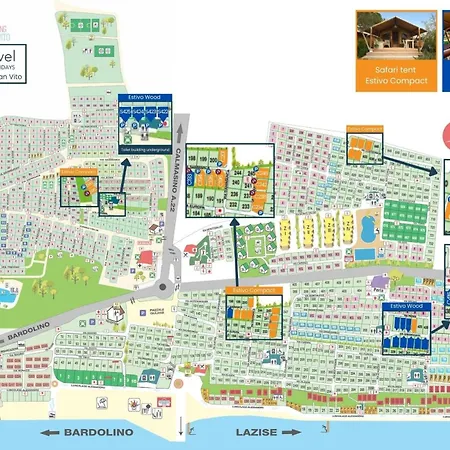 Camping Estivo Safari Tents On Cisano San Vito Bardolino