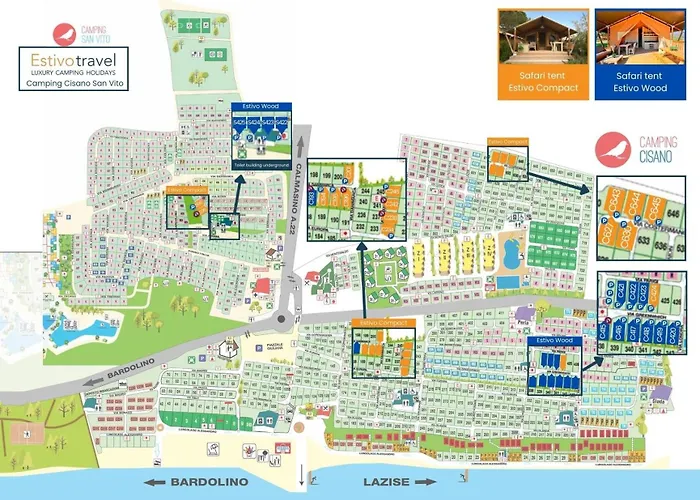 Camping Estivo Safari Tents On Cisano San Vito Bardolino